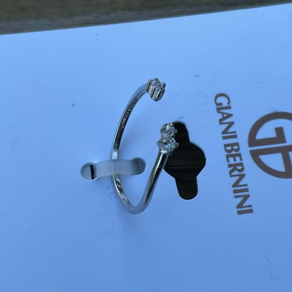 Giani Bernini Women Rings Sterling Silver Cubic Zirconia Rings Size 8 $40 - Picture 12 of 13